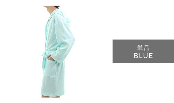クールバスローブ(ブルー)