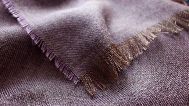 MASSERANO CASHMERE ストール royal purple