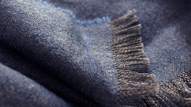 MASSERANO CASHMERE ストール knight blue
