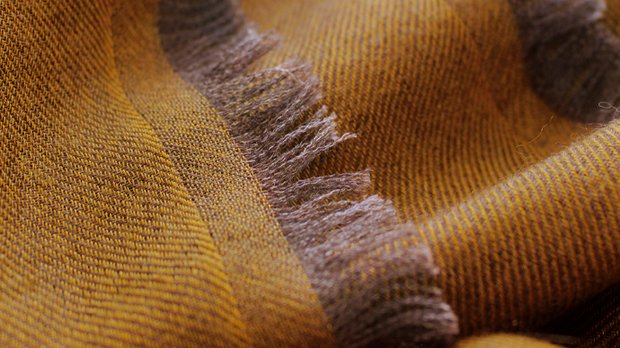 MASSERANO CASHMERE ストール mustard