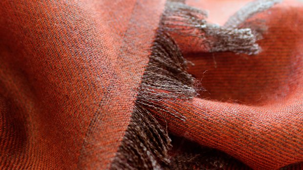 MASSERANO CASHMERE ストール deep orange