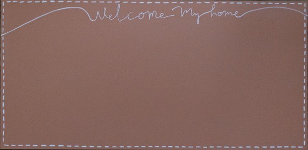 ハーフサイズ・Welcome board・ネイビーブルー