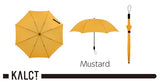 未体験の領域、驚異の172g!超軽量コンパクト長傘『カルクト』(マスタード)