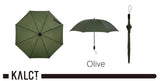 未体験の領域、驚異の172g!超軽量コンパクト長傘『カルクト』(オリーブ)