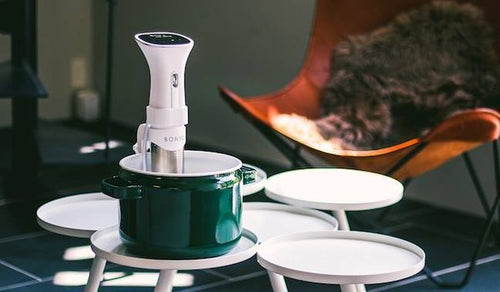 欧米で人気!ミディアムレアのお肉が作れる!低温調理器BONIQ(ボニーク)シルキー ホワイト