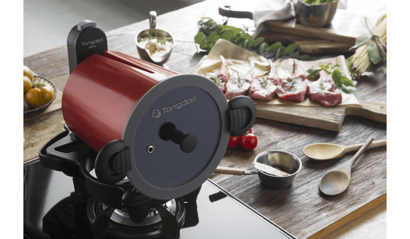 未使用】Tongdori Henz トンドリオーブン 回るグリル鍋 未使用 未使用】Tongdori Henz トンドリオーブン 回るグリル鍋 未使用