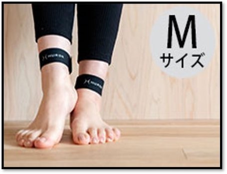 HURONチューニング アンクルバンド Mサイズ/ブラック