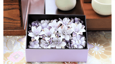 日本の造花職人が作る 鎮魂の箱花「祈花」いのりか
