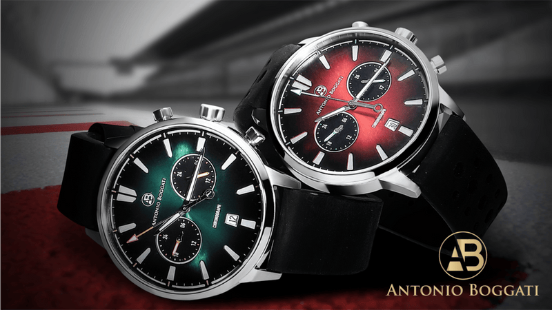 モナコグランプリを纏うサファイアクリスタル腕時計クロノ『アントニオ・ボガティ』