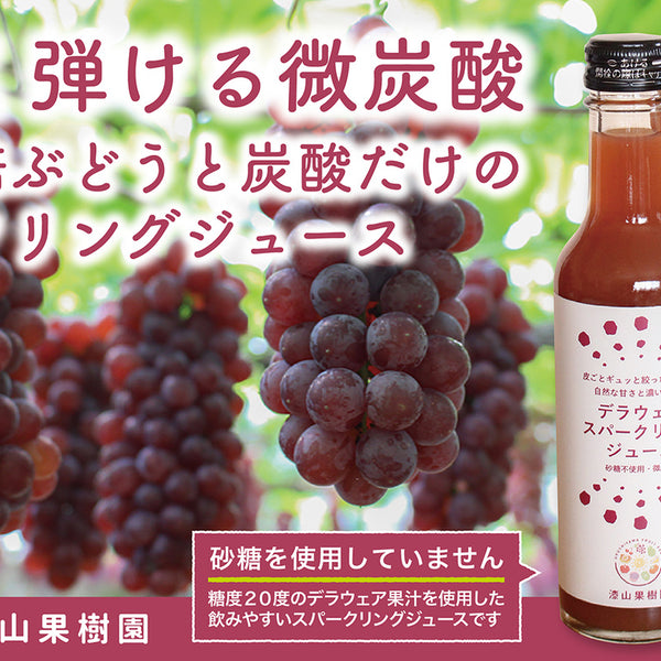 砂糖なし！ぶどうの甘さだけで作った漆山果樹園のデラウェア