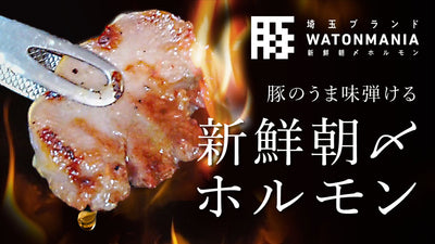 埼玉人気店の看板メニュー：埼玉産「味付き豚ホルモンセット」を全国にお届け