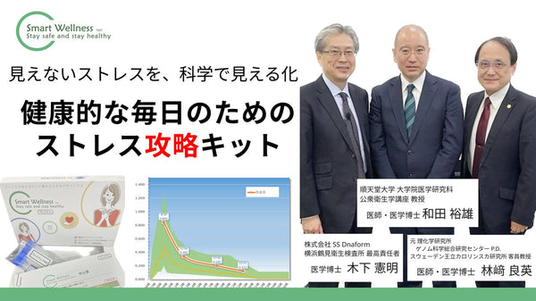 【ストレスを把握し早期対処へ】唾液中のコルチゾール濃度でわかるストレス攻略キット