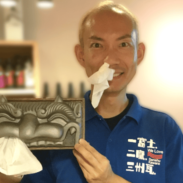 玄関にあったらインパクト抜群！鬼師が作るクレイジーな鬼瓦ティッシュ 
