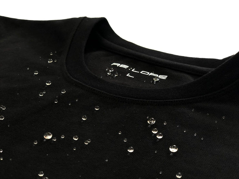 【限定販売・物価高騰により再入荷不可】メディア多数掲載／超撥水Tシャツ／黒／ブラック
