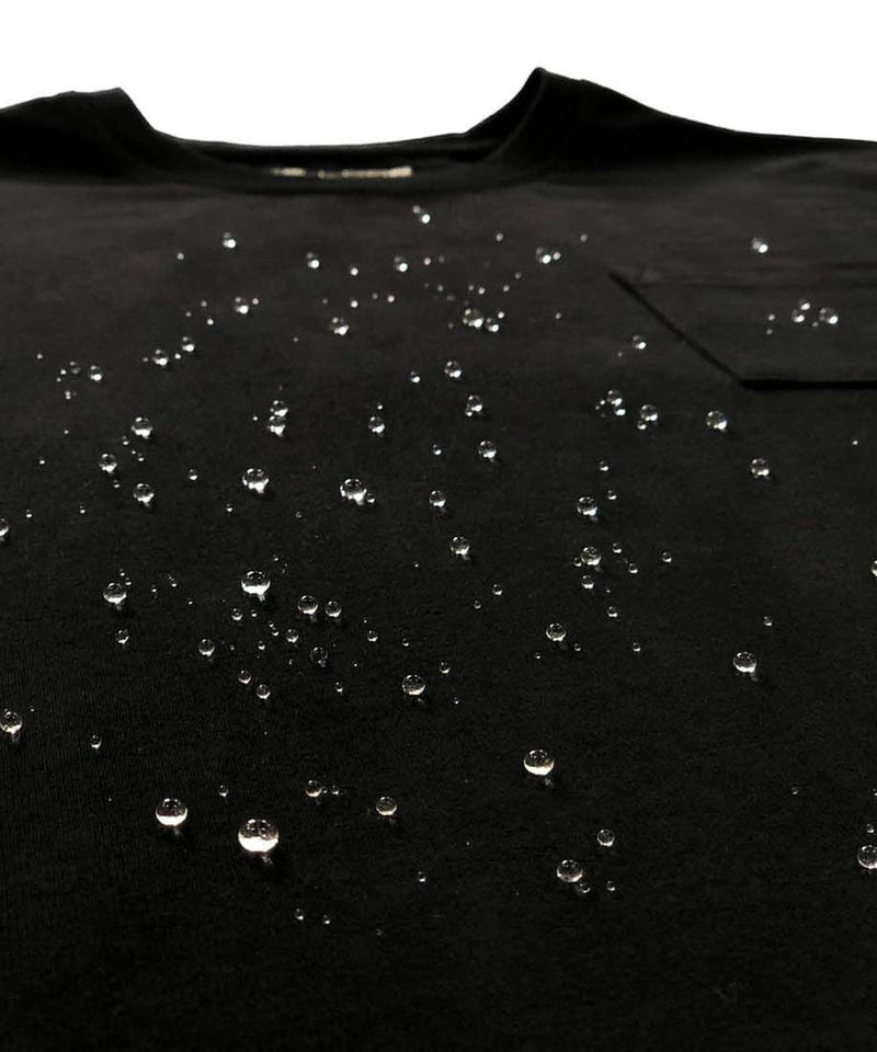 【限定販売・物価高騰により再入荷不可】メディア多数掲載／超撥水Tシャツ／黒／ブラック