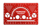 カードサイズのコンパクトスケール 「Horizon Helvetica®」 【レッド】