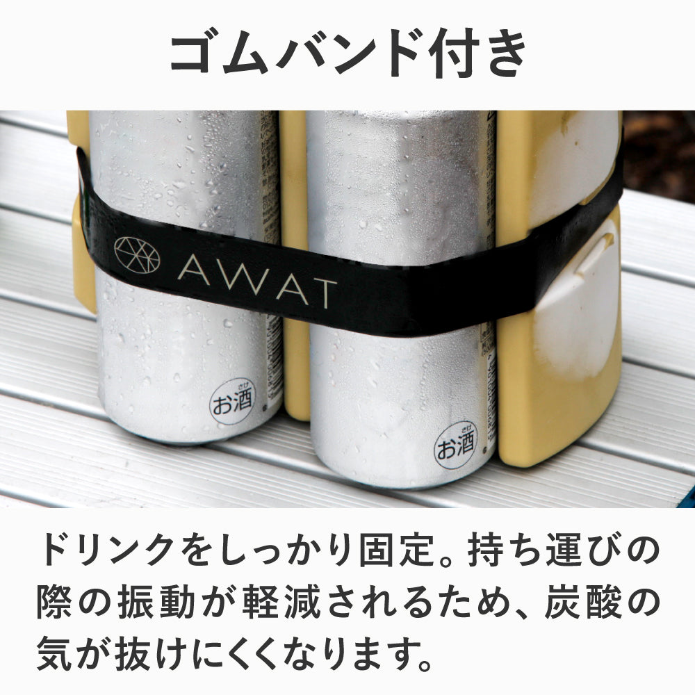 AWAT 缶クーラー  500ｍl缶(ペットボトル)専用強冷保冷剤