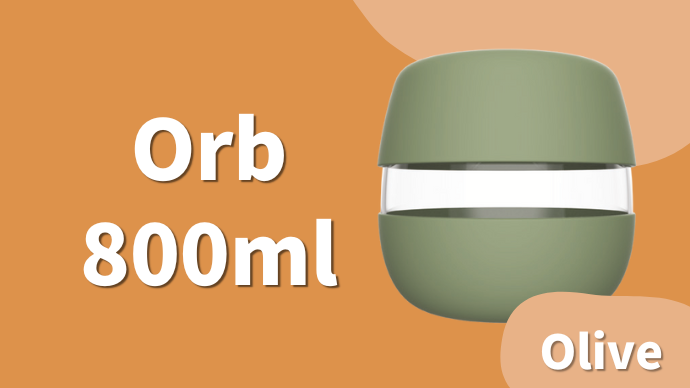 【Orb】特許取得の最新技術で片手密封0.5秒！ 800ml 、6色から選択