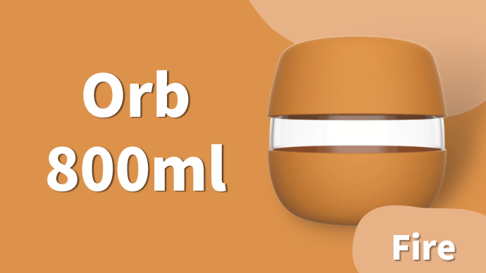 【Orb】特許取得の最新技術で片手密封0.5秒！ 800ml 、6色から選択
