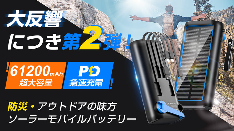 HP8-Aソーラーバッテリー × 1セット – Makuake STORE