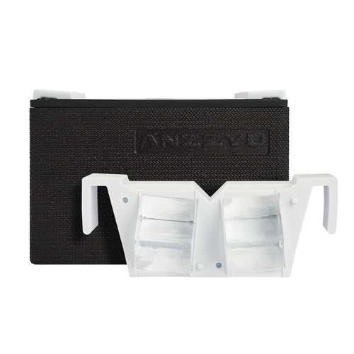 ANZZYU透明氷メーカー（2個取り）キューブ型