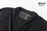メリノウール一筋120年の会社が創る常識を超えた薄くて軽い天然のエアコンTシャツ【ブラック】