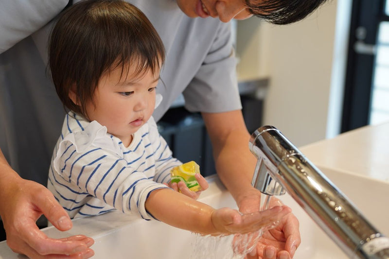 【親子Smileのあそび道具】　　　お風呂あそび3品セット