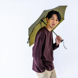 収納時14.8cmの超コンパクト折りたたみ傘【フラットライトマイクロ】（アンティークグリーン）