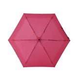 収納時14.8cmの超コンパクト折りたたみ傘【フラットライトマイクロ】（チェリーピンク）