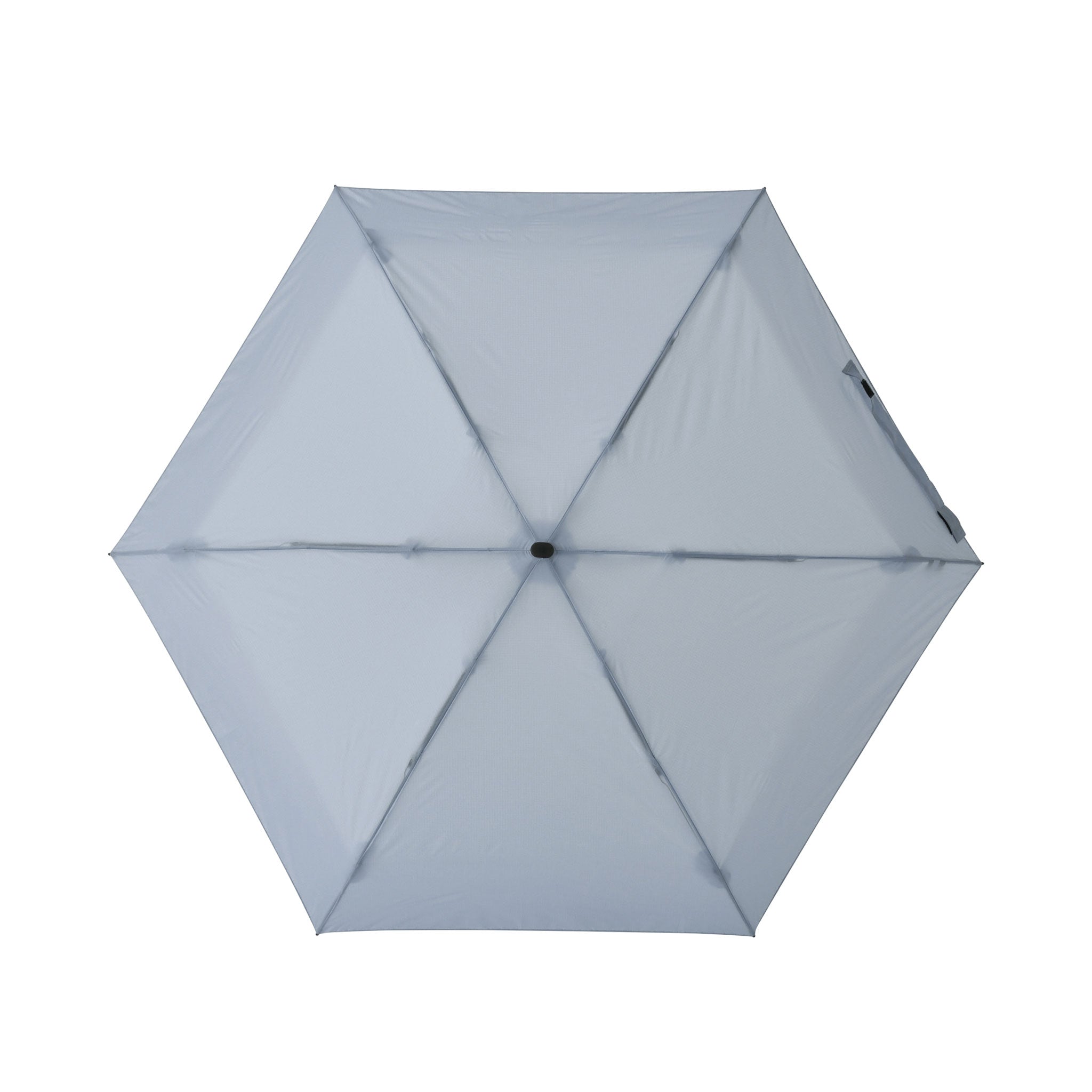 収納時14.8cmの超コンパクト折りたたみ傘【フラットライトマイクロ】（ライトブルー）
