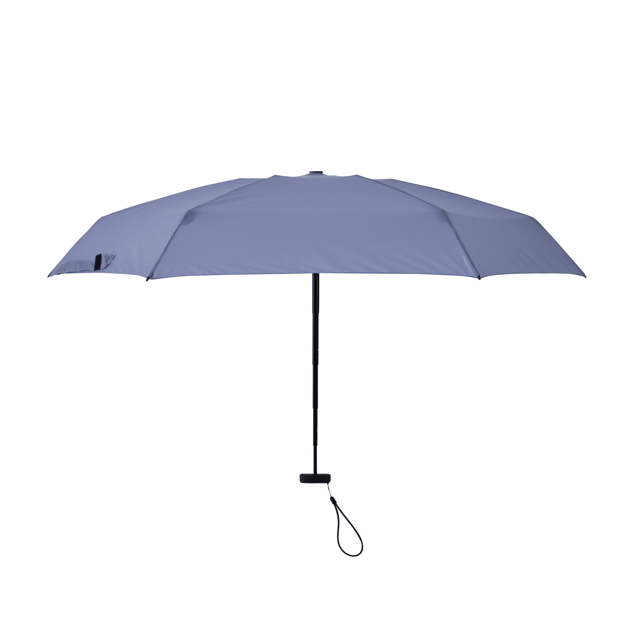 収納時14.8cmの超コンパクト折りたたみ傘【フラットライトマイクロ】（スモーキーブルー）