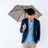 収納時14.8cmの超コンパクト折りたたみ傘【フラットライトマイクロ】（トープ）