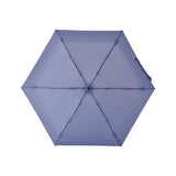 省スペースで傘を常備する新発想の折りたたみ傘【オルタナスリム50】（スモーキーブルー）