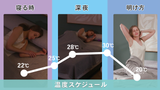 20℃～45℃の温冷水マット。睡眠中の温度スケジュール管理で気持ちよく寝られる【ダブルサイズ】