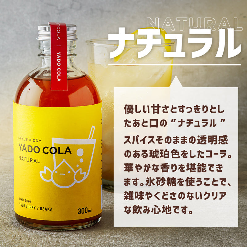 本格スパイスカレー ヤドカリーのクラフトコーラシロップ 「組み合わせ自由の2本セット」300ml 2本