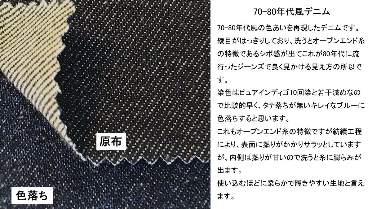 生地もデザインも70-80年代風～5ポケットスタイルで作るデニムハーフパンツ