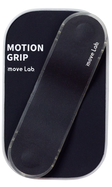 MotionGrip : ブラック　魔法のアクセサリーで手元はオシャレに！”動く”スマホ グリップ。