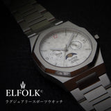 【エルフォルク / リリー02】ELFOLK / Lillie-02　日本製ムーンフェイズ腕時計