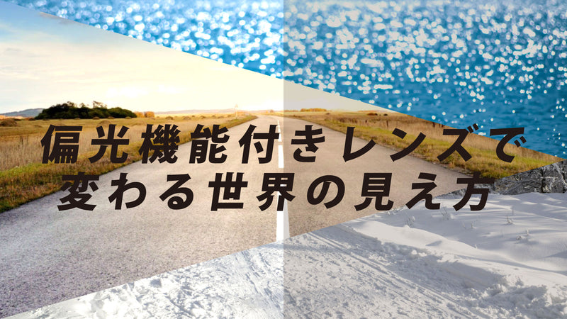 表情が見える薄色レンズの偏光機能付きサングラス （2モデル 各4カラー）FLW-001/FLW-002