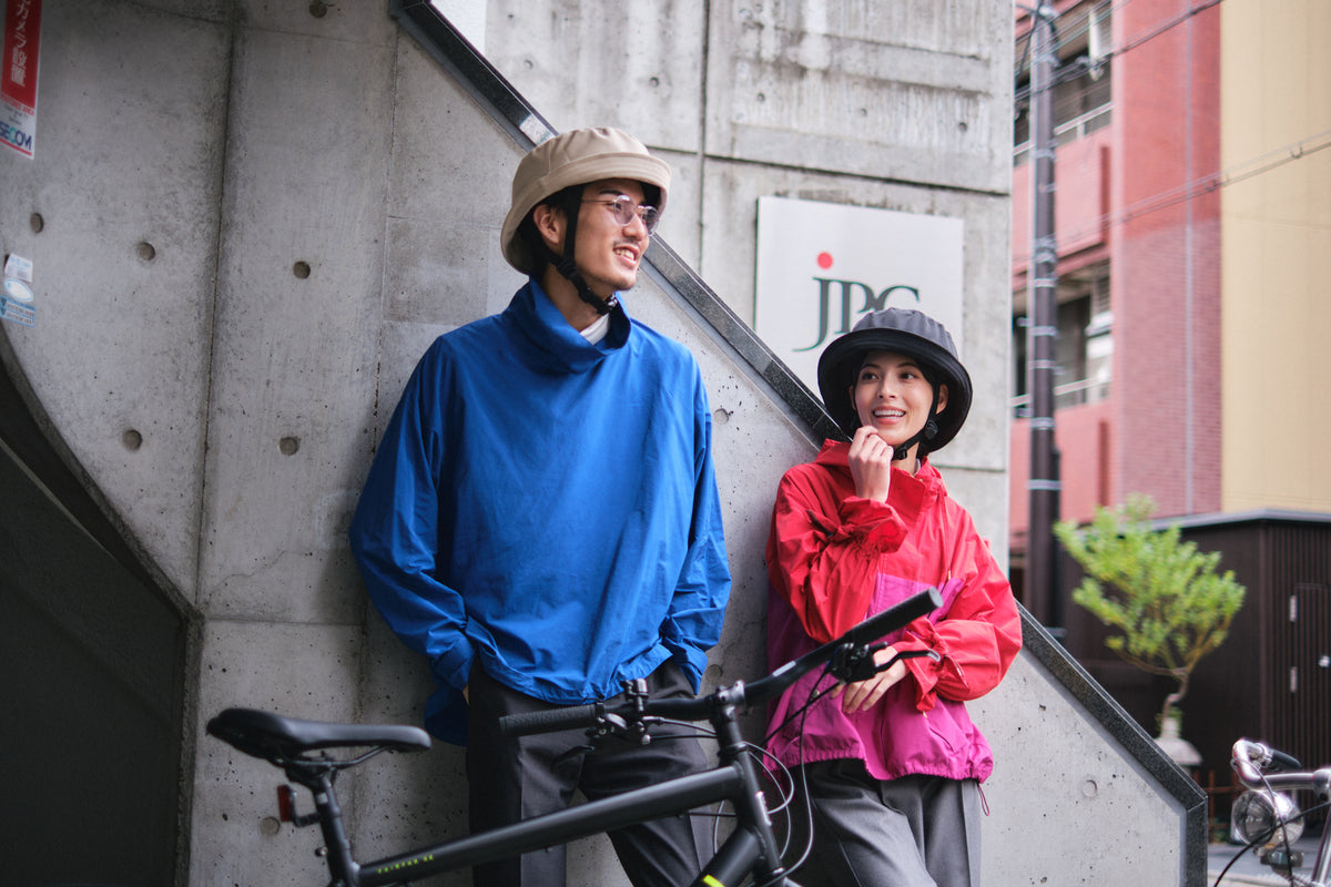 帽子みたいな国産の自転車用ヘルメット　"織 Oli　ヘルメット”専用帽子(カバー)