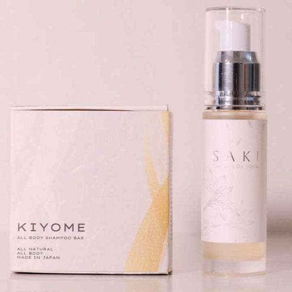 SAKIオイルとKIYOME全身シャンプーバーのセット – Makuake STORE