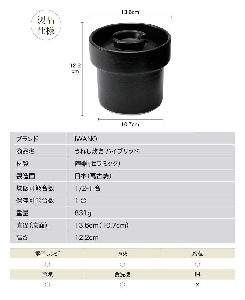 IWANO うれし炊き ハイブリッド