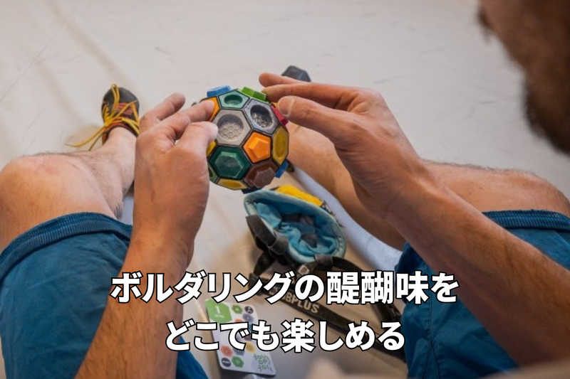 【頭脳と指先の本格トレーニング】オリンピック選手も愛用！ボルダリング知略ゲーム BOULDER BALL