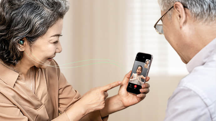 スマート集音イヤホンAI Earplus｜音楽・通話音声も増幅｜192時間使用
