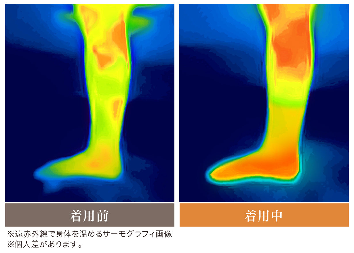 【まるで足元の岩盤浴！】希少鉱石の遠赤外線で足もとを温める『厚地靴下』