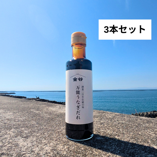 金谷 万能うなぎだれ 195mlx3本