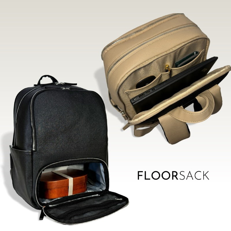 ２階建て構造で保冷保温スペース付リュック FLOORSACK