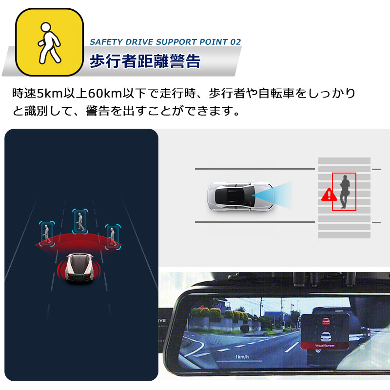 前も後ろもAIが監視！前後カメラ一体型ドライブレコーダーでより快適なドライブを