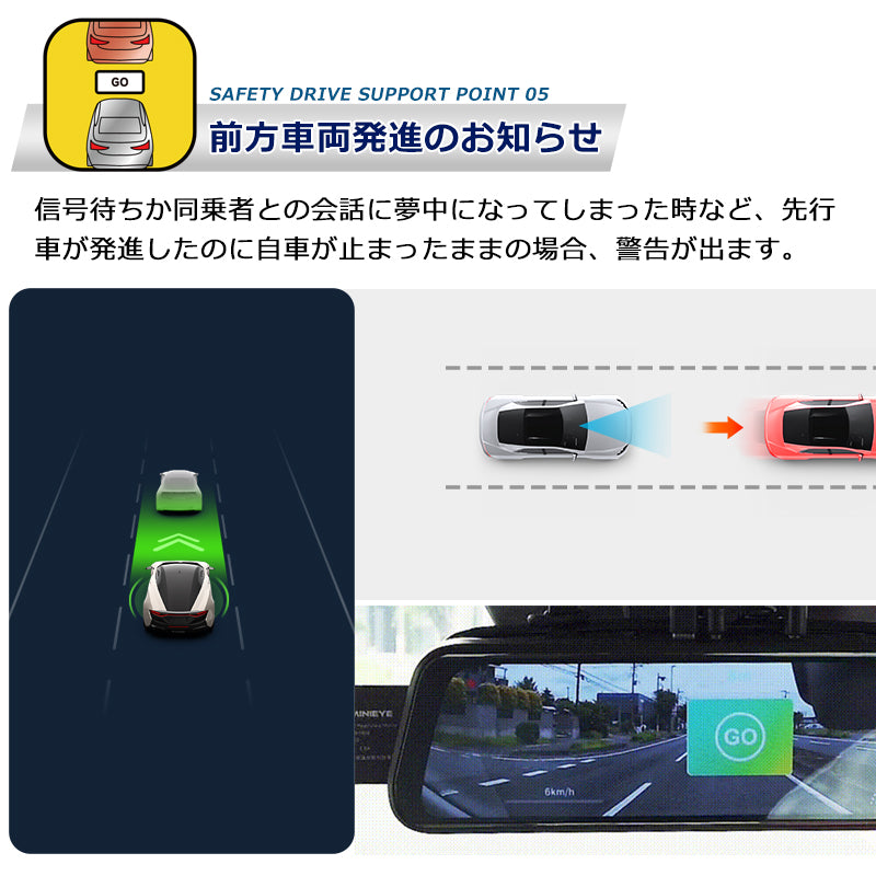 前も後ろもAIが監視！前後カメラ一体型ドライブレコーダーでより快適なドライブを