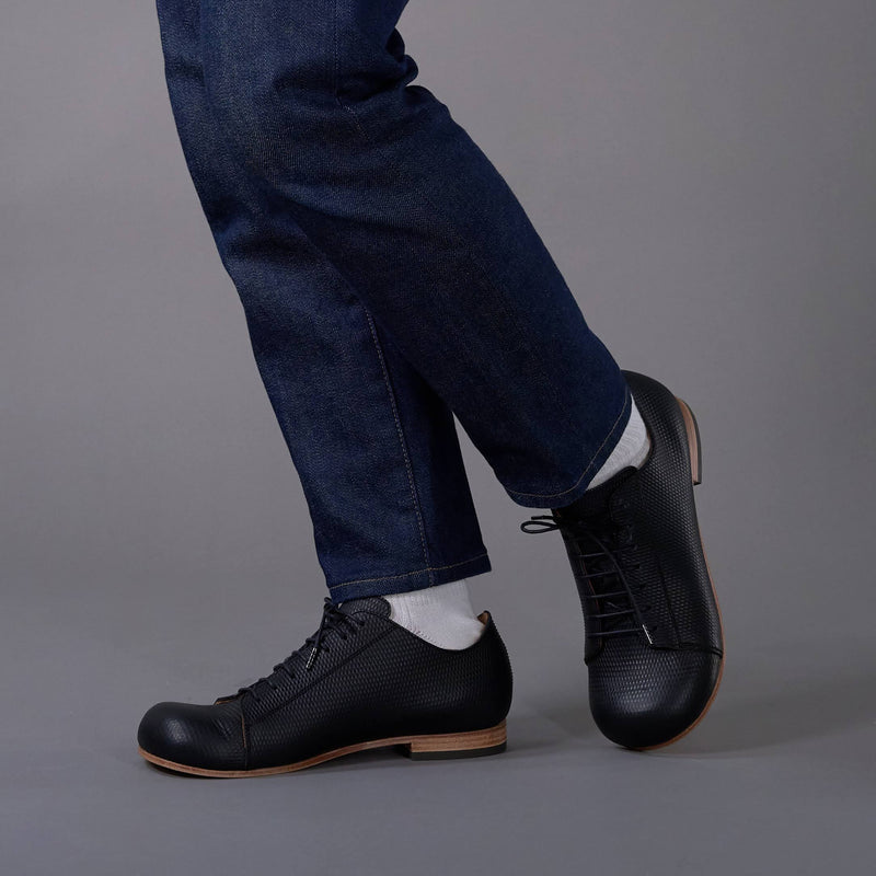 Classic Sneakers DECO　フレッシュブラック　レザーソールタイプ
